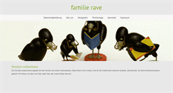 Desktop Screenshot of familie-rave.de